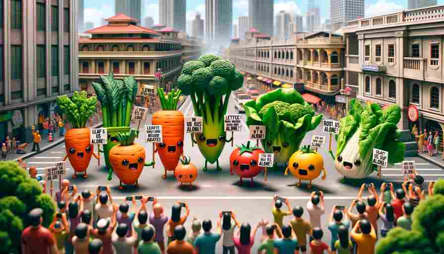 Vegetables Declare They Don’t Like Being Eaten Either Vegetables Declare They Don’t Like Being Eaten Either