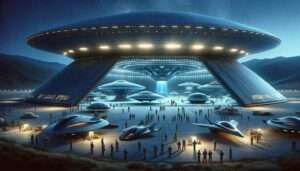 Advanced UFO a the secret hangar at Villamor Air Base. Base welcomes Intergalactic Visitor to Manila (4)