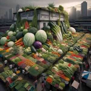 Libertad Market's Vegetables Grow Overnight 31 Libertad Market's Vegetables Grow Overnight 31