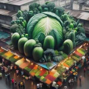 Libertad Market's Vegetables Grow Overnight f4 Libertad Market's Vegetables Grow Overnight f4