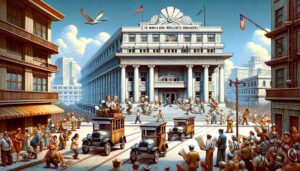 Manila News Intelligencer Illustrate a satirical rendition of the Manila News Intelligencer headquarters reflecting the American colonial period in the Philippines. The buildin15 Manila Manufacturing -- I live in Manila and see Juvenalian Satire everywhere... Manila News Intelligencer Illustrate a satirical rendition of the Manila News Intelligencer headquarters reflecting the American colonial period in the Philippines. The buildin15