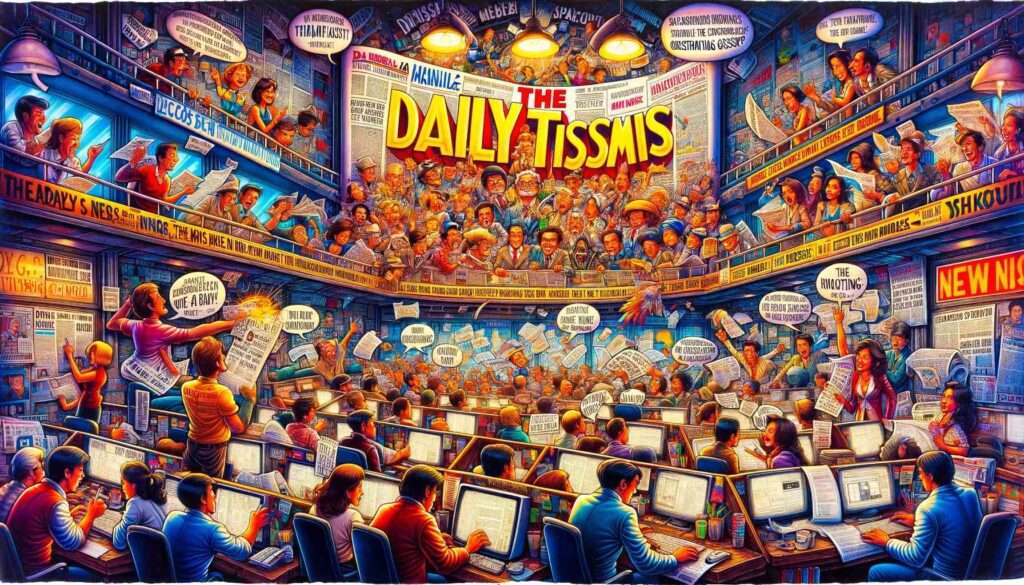 Manila News Photo Manila's newest fake news outlet, 'The Daily Tsismis,' as it gossips its way to the top. The4