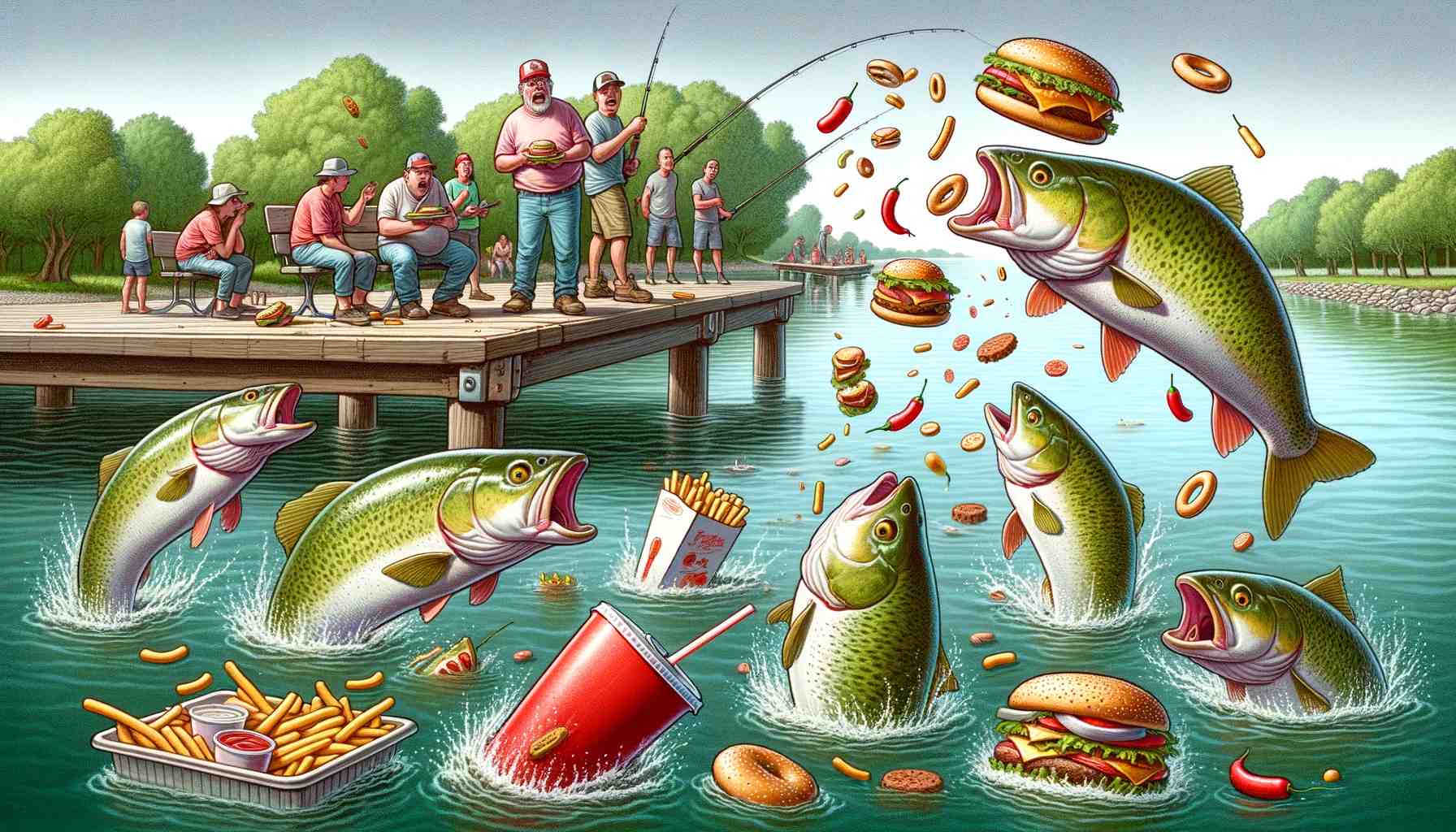 New River Park’s Fish Develop a Taste for Fast Food: A culinary evolution surprising local fishermen… New River Park’s Fish Develop a Taste for Fast Food: A culinary evolution surprising local fishermen…