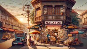 Newsstand in Malabon, capturing the unique character of this city known for its culinary heritage Newsstand in Malabon, capturing the unique character of this city known for its culinary heritage