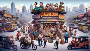 Pasay News: Our newsstand in Pasay, Manila, capturing the unique atmosphere and daily hustle of the area