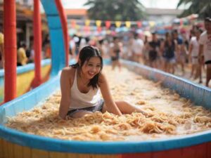 Pancit Malabon Festival Turns Into a Slippery Slides Event (2)