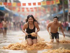Pancit Malabon Festival Turns Into a Slippery Slides Event (4)