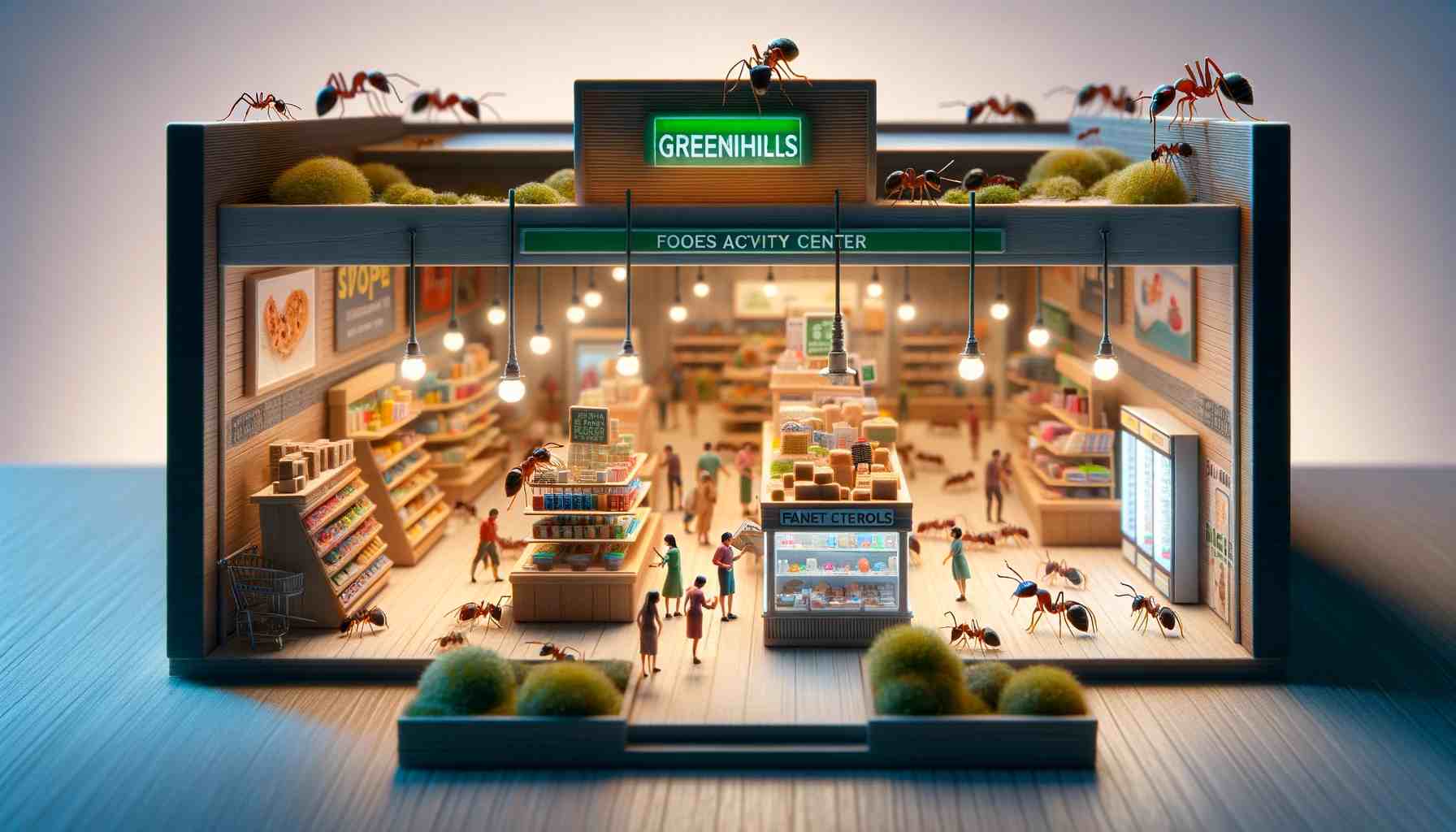 San Juan’s Miniature Greenhills Shopping Mall: For ants, by ants…