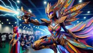 Taguig News Envision additional vibrant  scenes of Filipina women in superhero costumes, showcasing a blend of cultural heritage and imaginative design. The4
