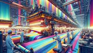 Valenzuela a bustling, futuristic textile factory in Canumay East, Manila, Philippines, where the innovation of the century is being crafted clothes tha2
