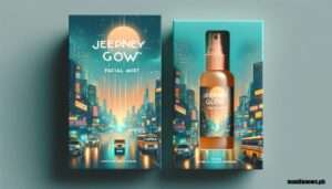 Jeepney Beauy Inc. -- Create an image of the packaging for Jeepney Glow™ Facial Mist. The packaging should convey a sense of refreshment and radiance, suitable for a produc2 Jeepney Beauy Inc. -- Create an image of the packaging for Jeepney Glow™ Facial Mist. The packaging should convey a sense of refreshment and radiance, suitable for a produc2