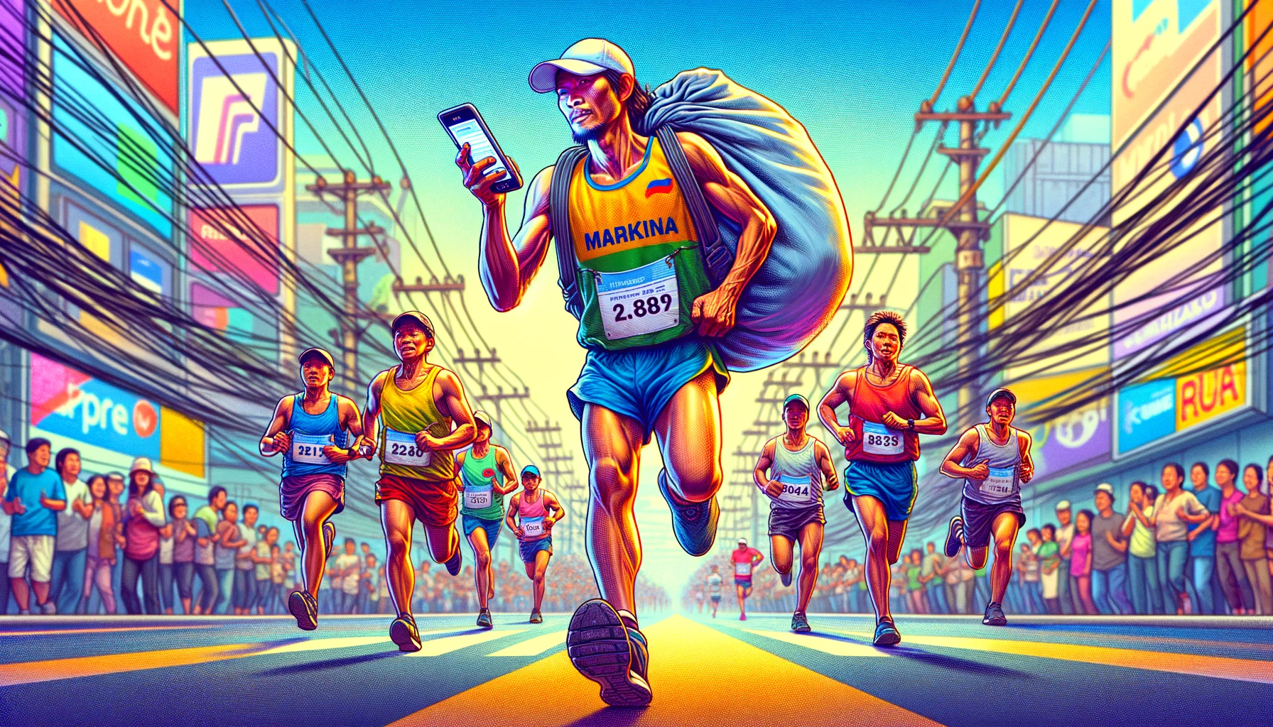 Marikina’s Mobile Networks Offer New Feature: Texts Delivered by Marathon Runners