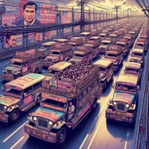 Manila's Political Campaigns 'Jeepney-Sized Billboards' Overshadow Entire Neighborhoods (2) Manila's Political Campaigns 'Jeepney-Sized Billboards' Overshadow Entire Neighborhoods (2)