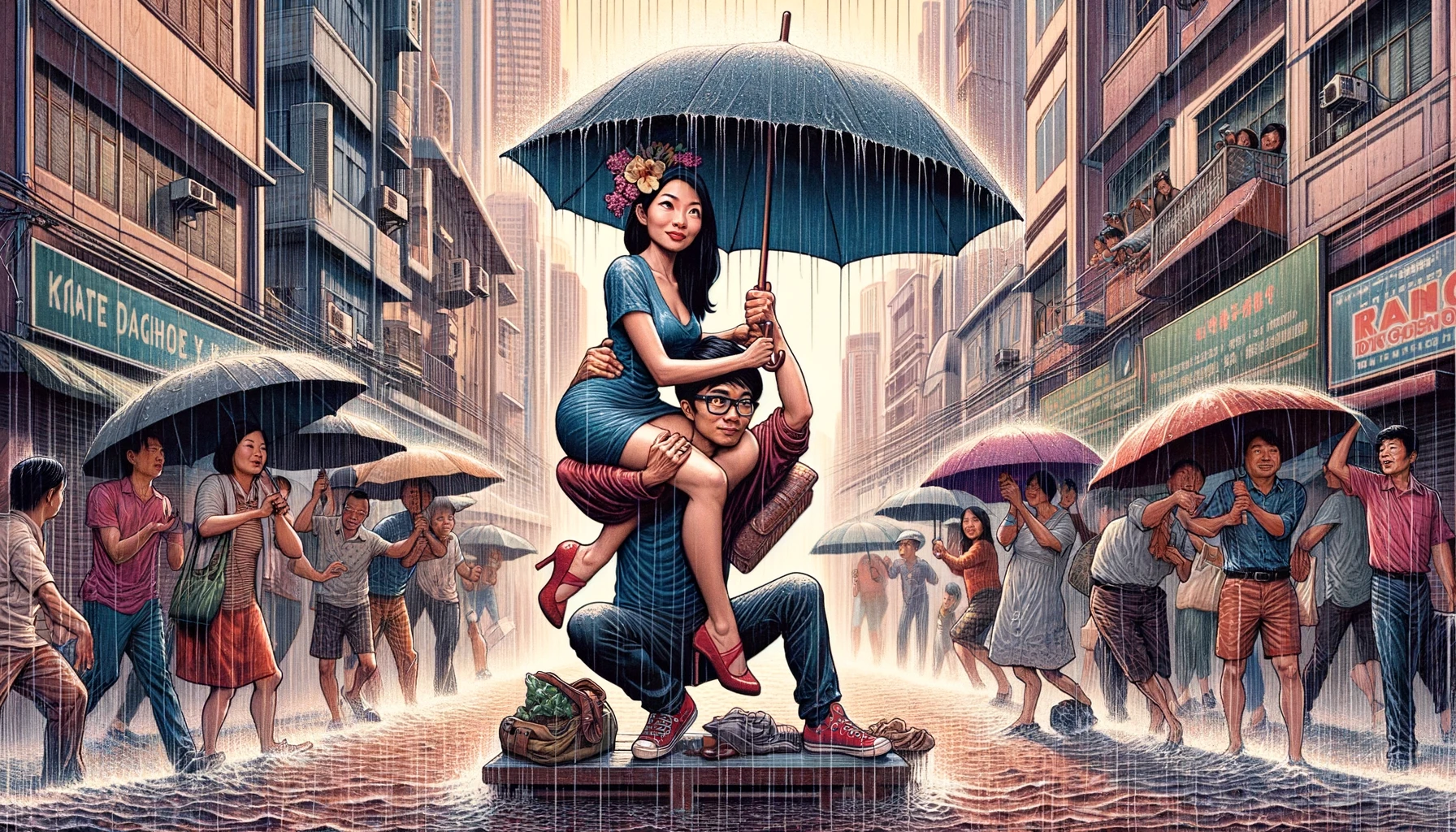 The Rainy Day Rendezvous: Navigating Love and Puddles in Manila’s Monsoon