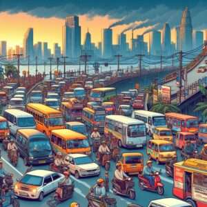 Car manufacturing plant in Manila where the vehicles are specifically designed to drive backwards (1)