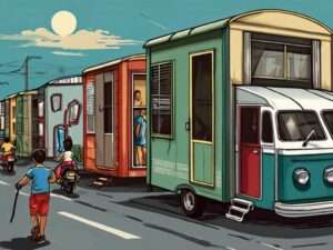 Manila's Solution to Housing Crisis Convert Traffic Jams into Mobile Homes (3)