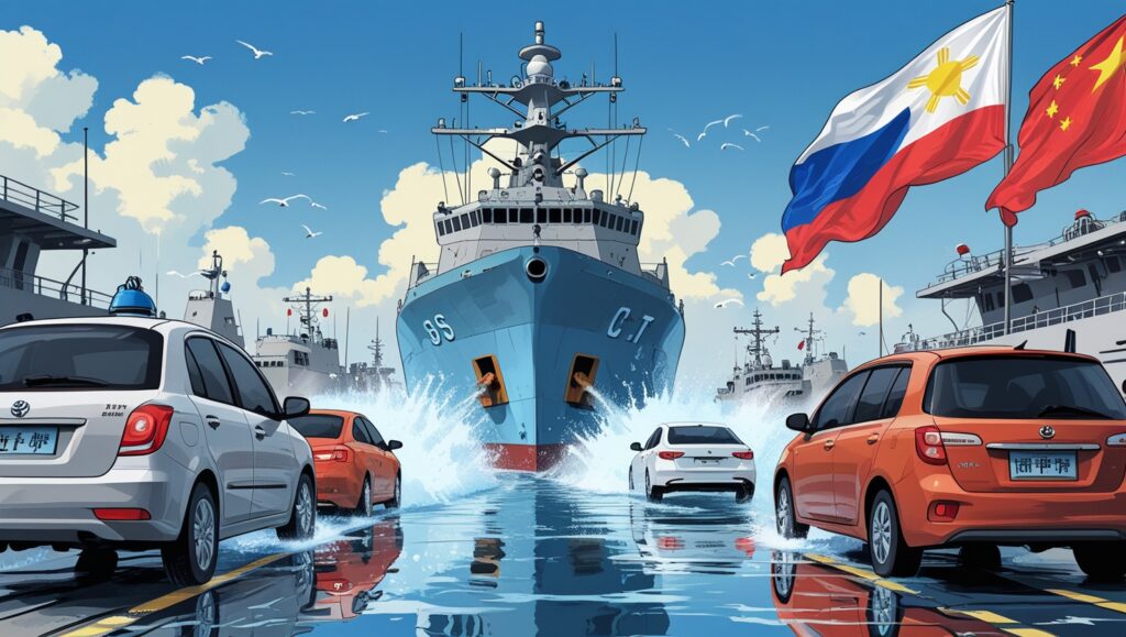 China's Water Cannon Diplomacy Reaches New Heights Coast Guard Now Offering Premium Car Wash Services to Philippine Vessels (1) China's Water Cannon Diplomacy Reaches New Heights Coast Guard Now Offering Premium Car Wash Services to Philippine Vessels (1)