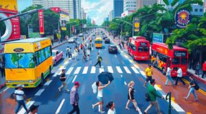 Filipinos Celebrate by Walking in Perfect Circles Like Lost Ants Filipinos Celebrate by Walking in Perfect Circles Like Lost Ants