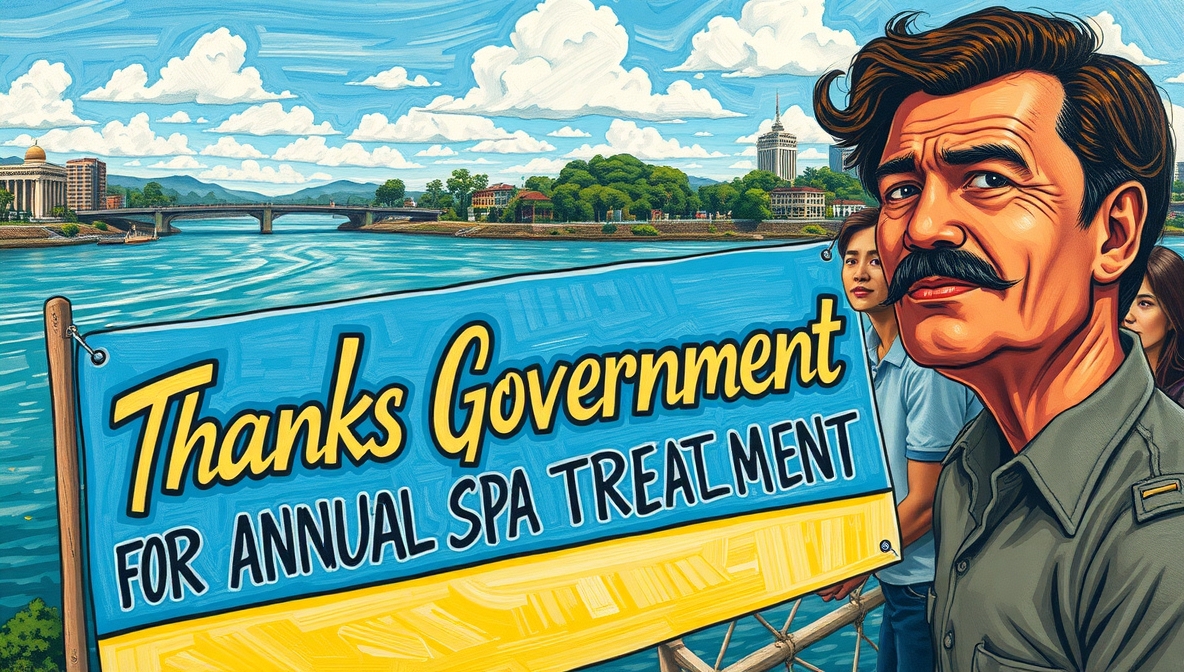 Pasig River Thanks Government for Annual Spa Treatment Pasig River Thanks Government for Annual Spa Treatment